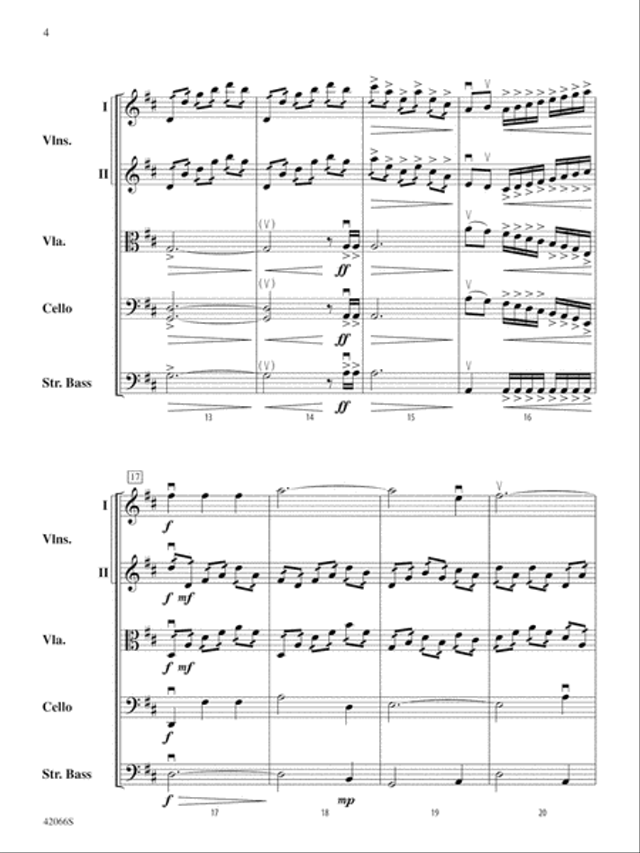 To Guard and Guide: Score String Orchestra scores gallery preview page 4