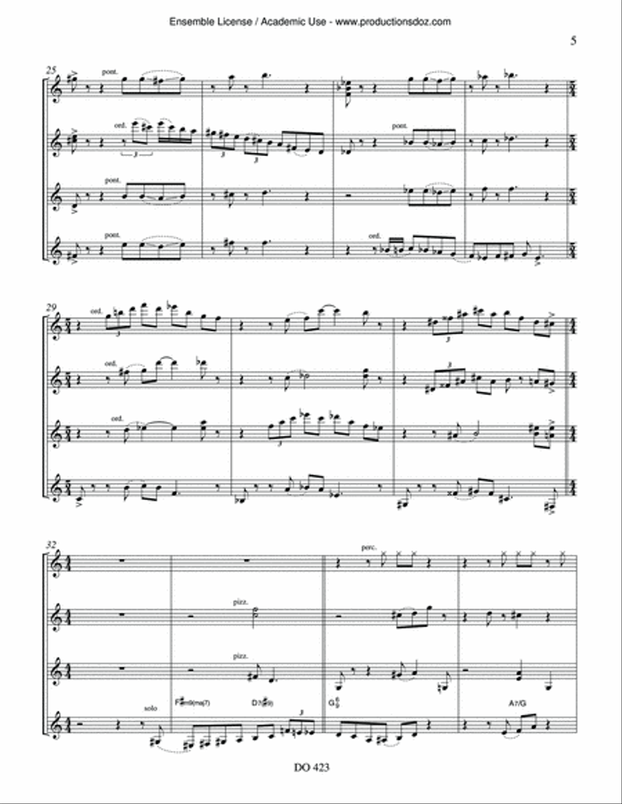 Stirfry Guitar Ensemble scores gallery preview page 5