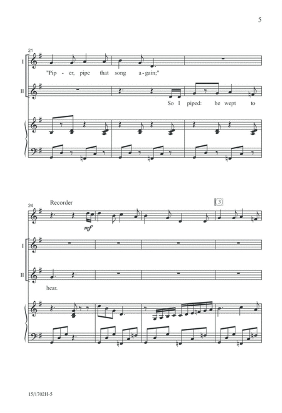 The Piper The Piper 2-Part scores gallery preview page 5