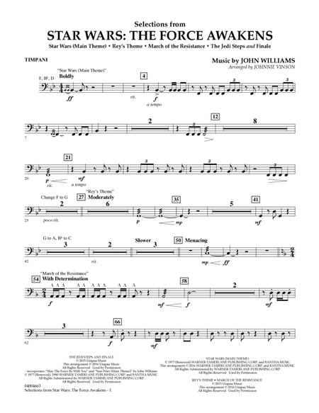 Selections from Star Wars: The Force Awakens - Timpani
