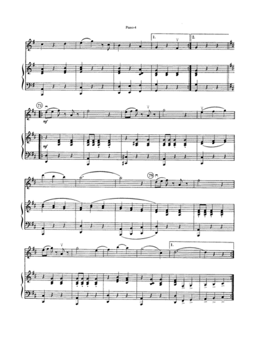 Fledermaus Waltzes: Piano Accompaniment