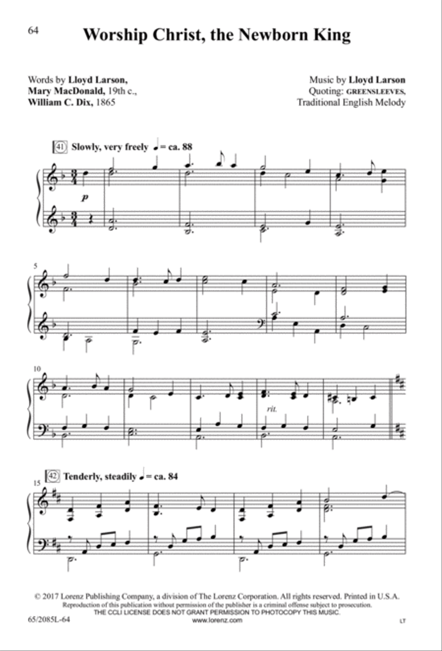 Sing Joy to All the World! 3-Part scores gallery preview page 15