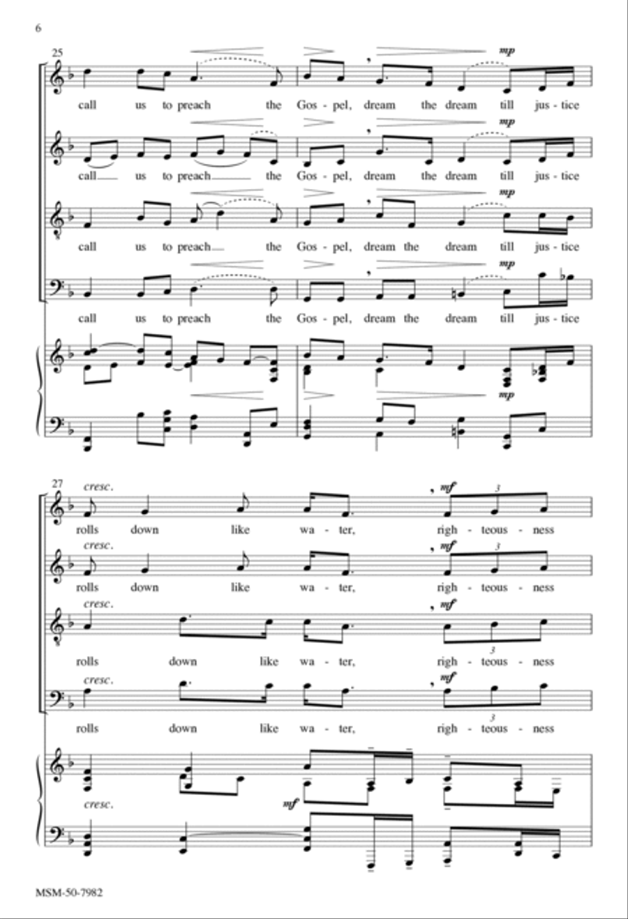 Speak, Lord 4-Part scores gallery preview page 6