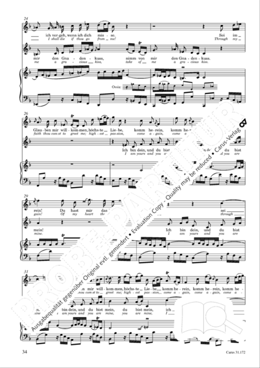 Sound forth, now with singing (Erschallet, ihr Lieder) 4-Part scores gallery preview page 33