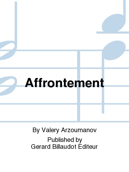 Affrontement Op.147 for Alto Sax and Piano