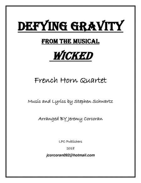 Defying Gravity for Four French Horns image number null
