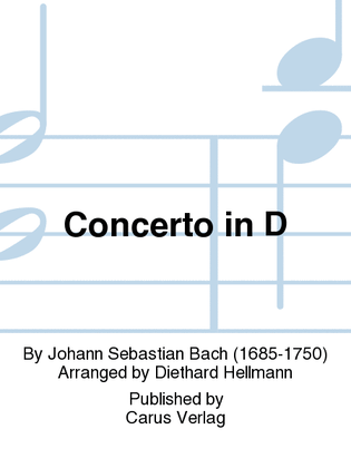 Book cover for Concerto in D major