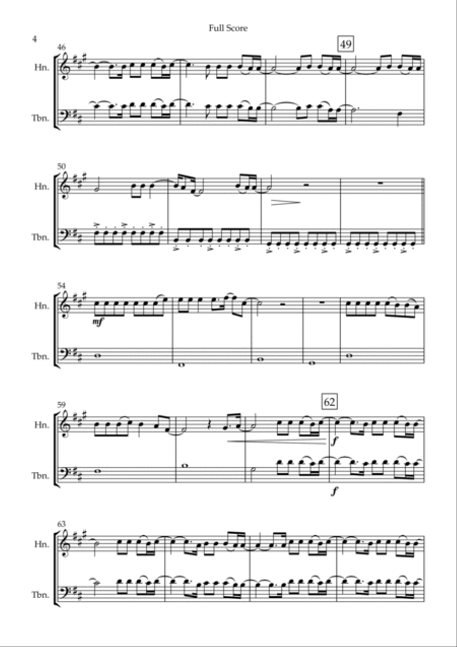 You Say Brass Duet scores gallery preview page 4