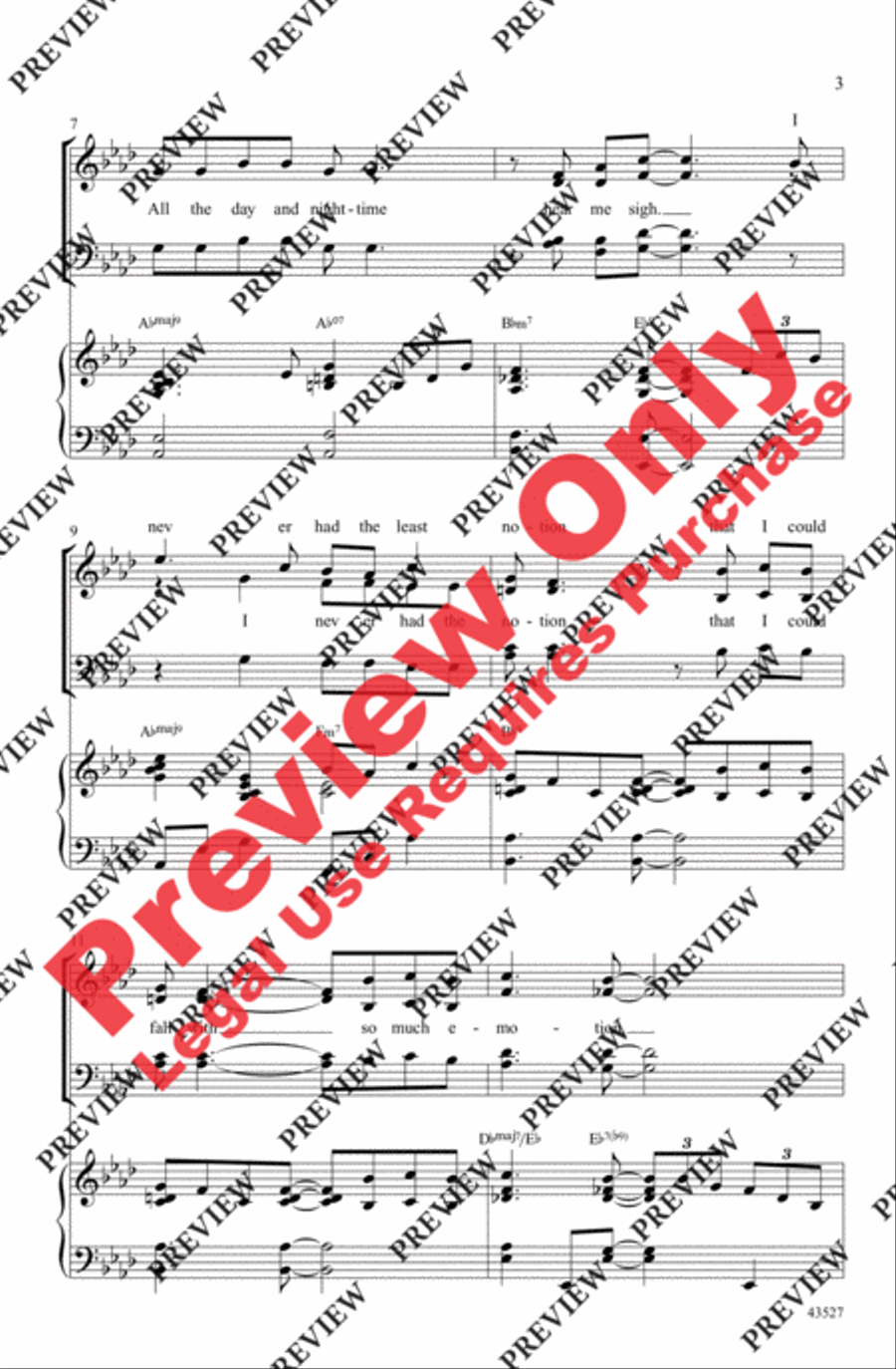I've Got a Crush on You 4-Part scores gallery preview page 3