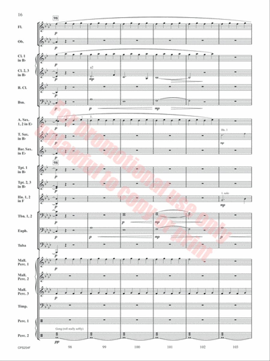 As We Search Concert Band scores gallery preview page 16