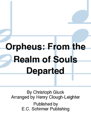 Book cover for Orpheus: From the Realm of Souls Departed