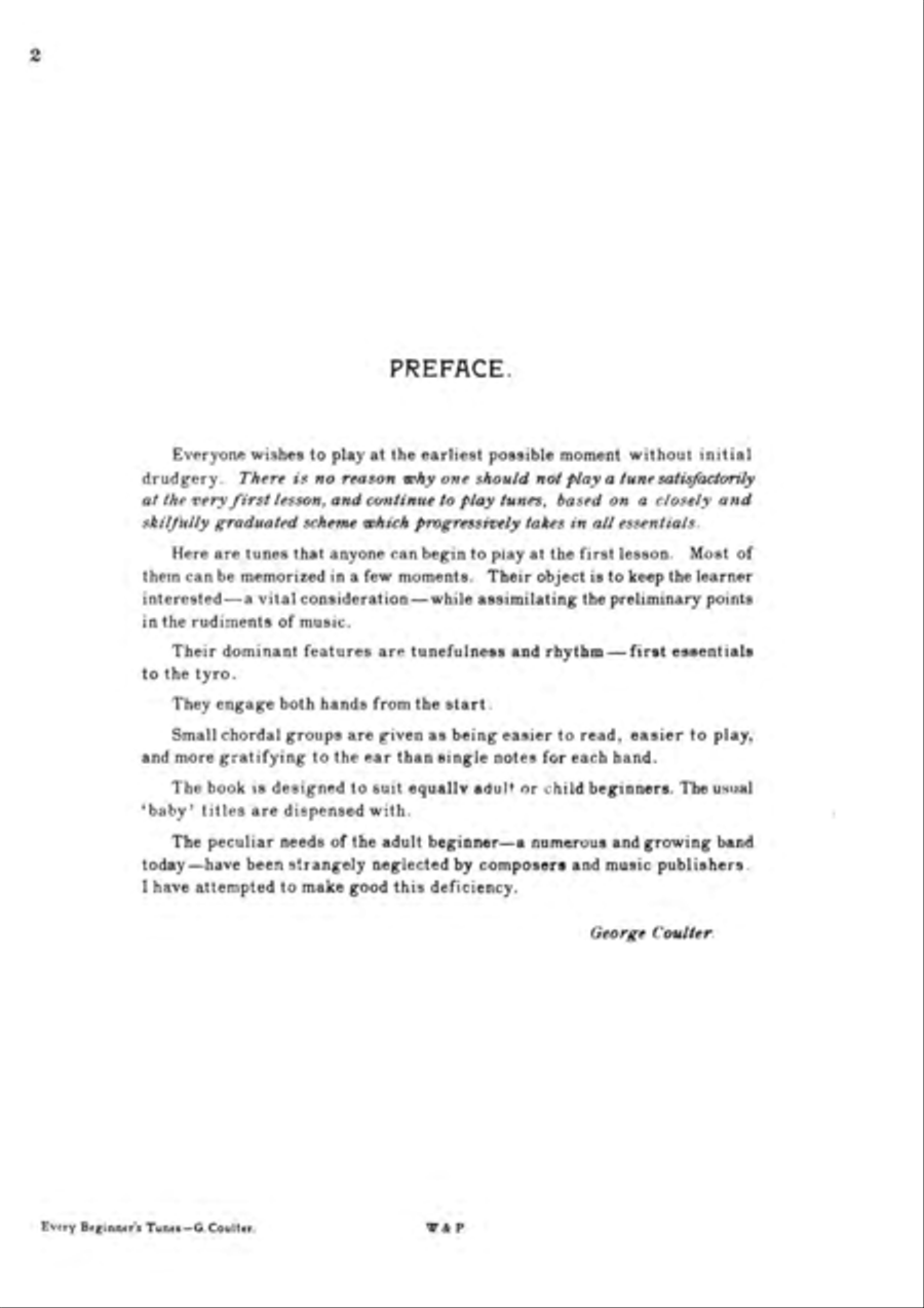 Every Beginner's Tunes Easy Piano scores gallery preview page 2