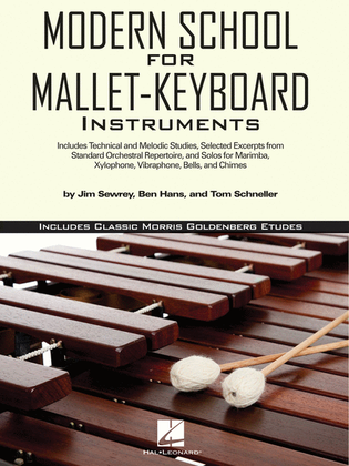 Book cover for Modern School For Xylophone, Marimba & Vibraphone