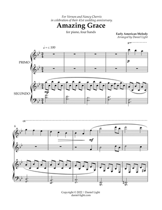 Amazing Grace (Piano Duet)