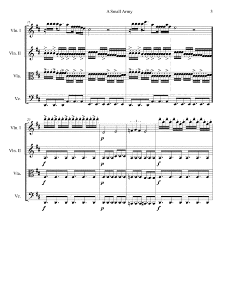 A Small Army (string quartet arrangement)