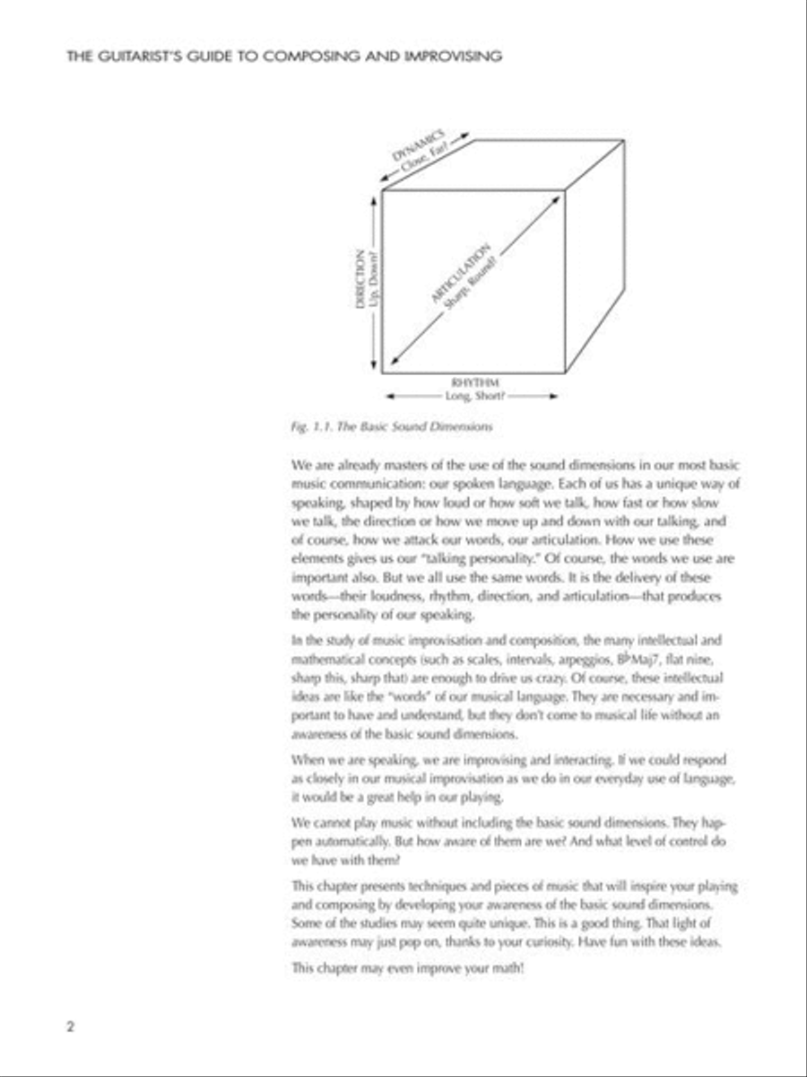 The Guitarist's Guide to Composing and Improvising Guitar scores gallery preview page 6