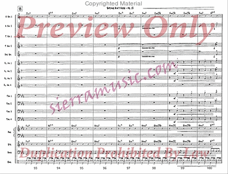 I Can't Stop Loving You Jazz Ensemble scores gallery preview page 14