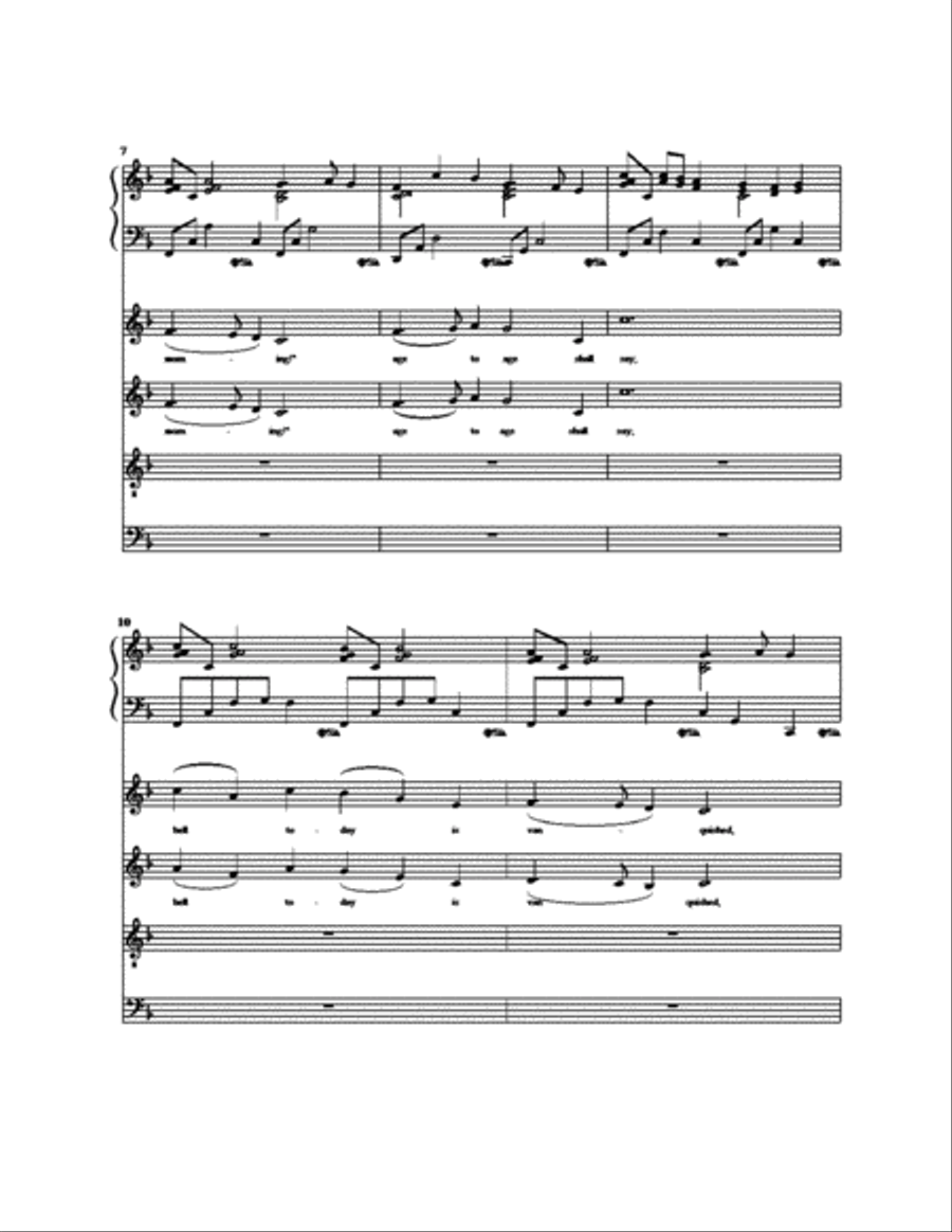 Welcome, Happy Morning Welcome, Happy Morning 4-Part scores gallery preview page 3
