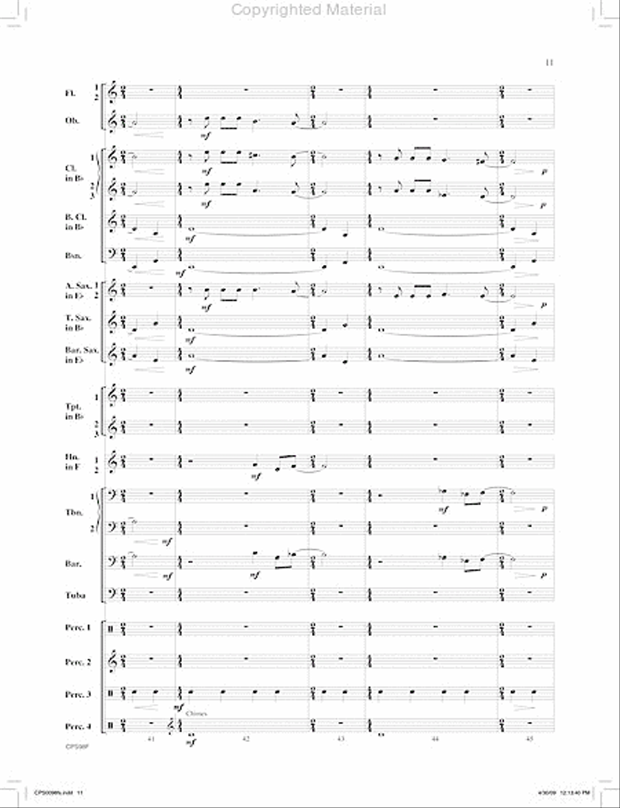 I. Jambo (from Ngoma Za Kenya) Concert Band scores gallery preview page 12