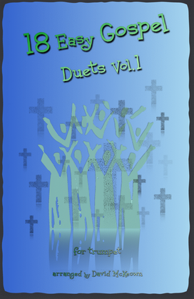 Book cover for 18 Easy Gospel Duets Vol.1 for Trumpet