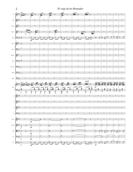 El viaje de los Honrados IV Movimiento Full Orchestra - Digital Sheet Music