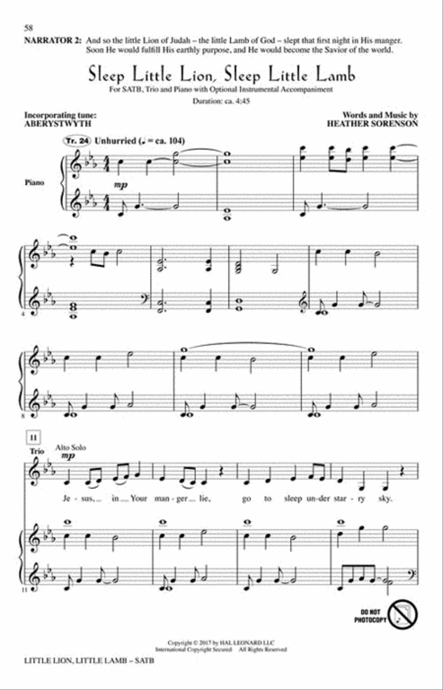 Little Lion, Little Lamb Little Lion, Little Lamb Choir scores gallery preview page 5