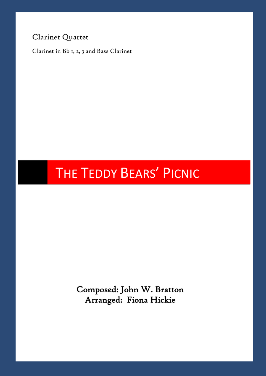 The Teddy bears' Picnic Clarinet Quartet scores gallery preview page 1