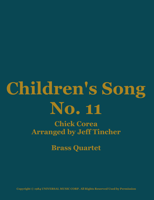 Children's Song No. 11