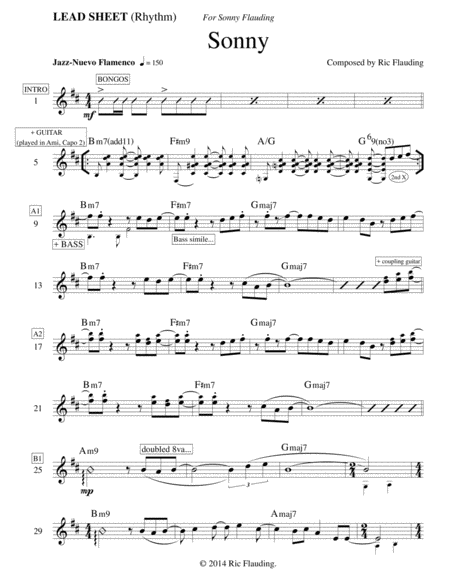 Sonny (Lead Sheet) image number null