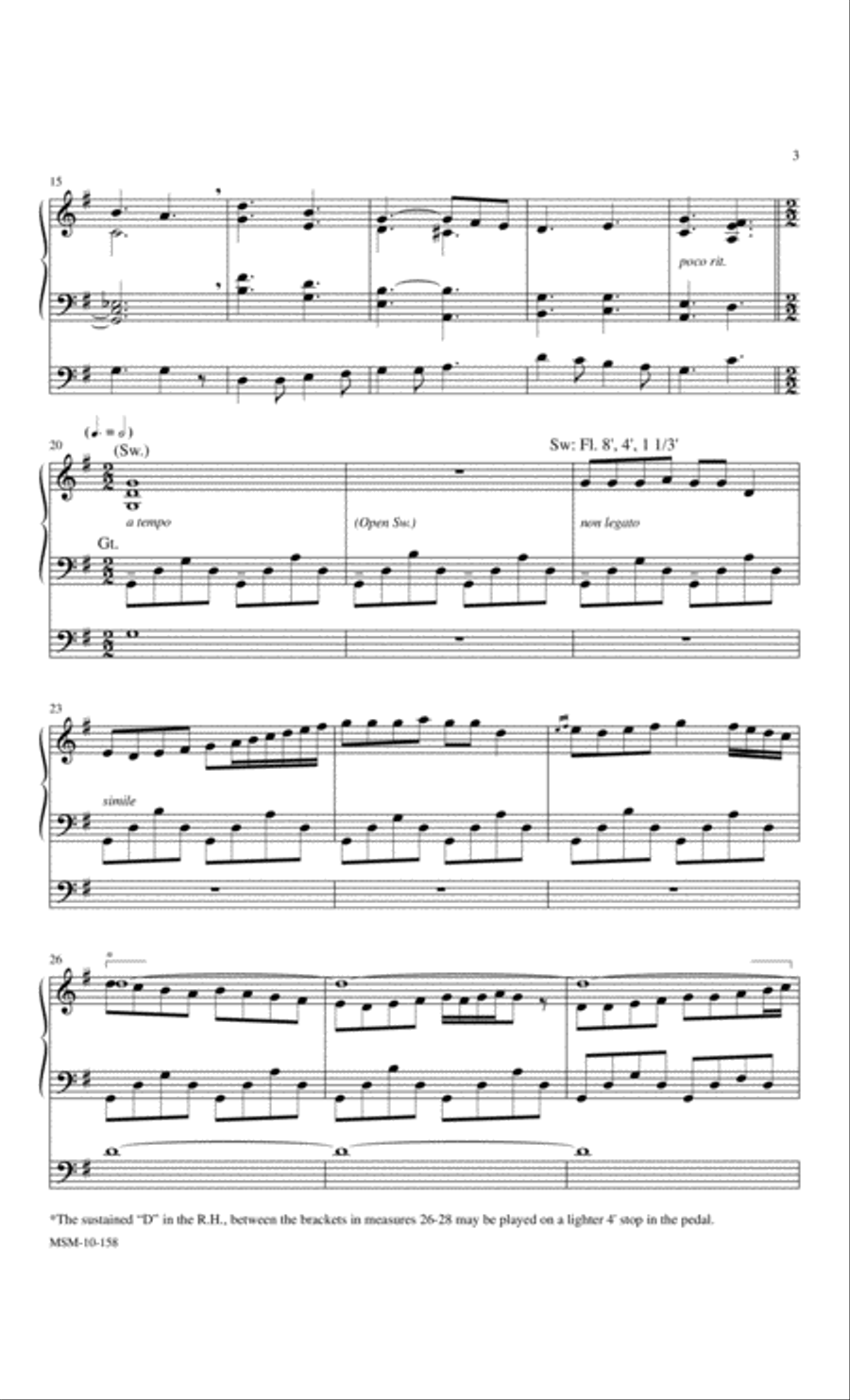 Fantasy on Tempus Adest Floridum Organ scores gallery preview page 3