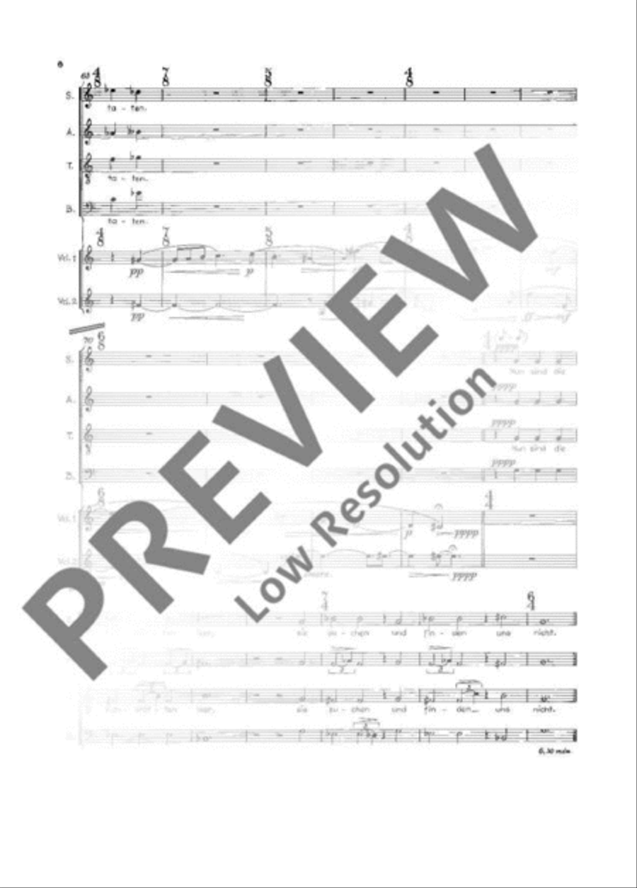 Lieder von einer Insel Choir scores gallery preview page 13