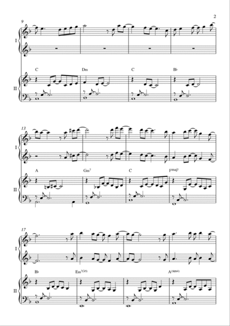 Mary, Did You Know? Mary, Did You Know? 1 Piano, 4-Hands scores gallery preview page 3