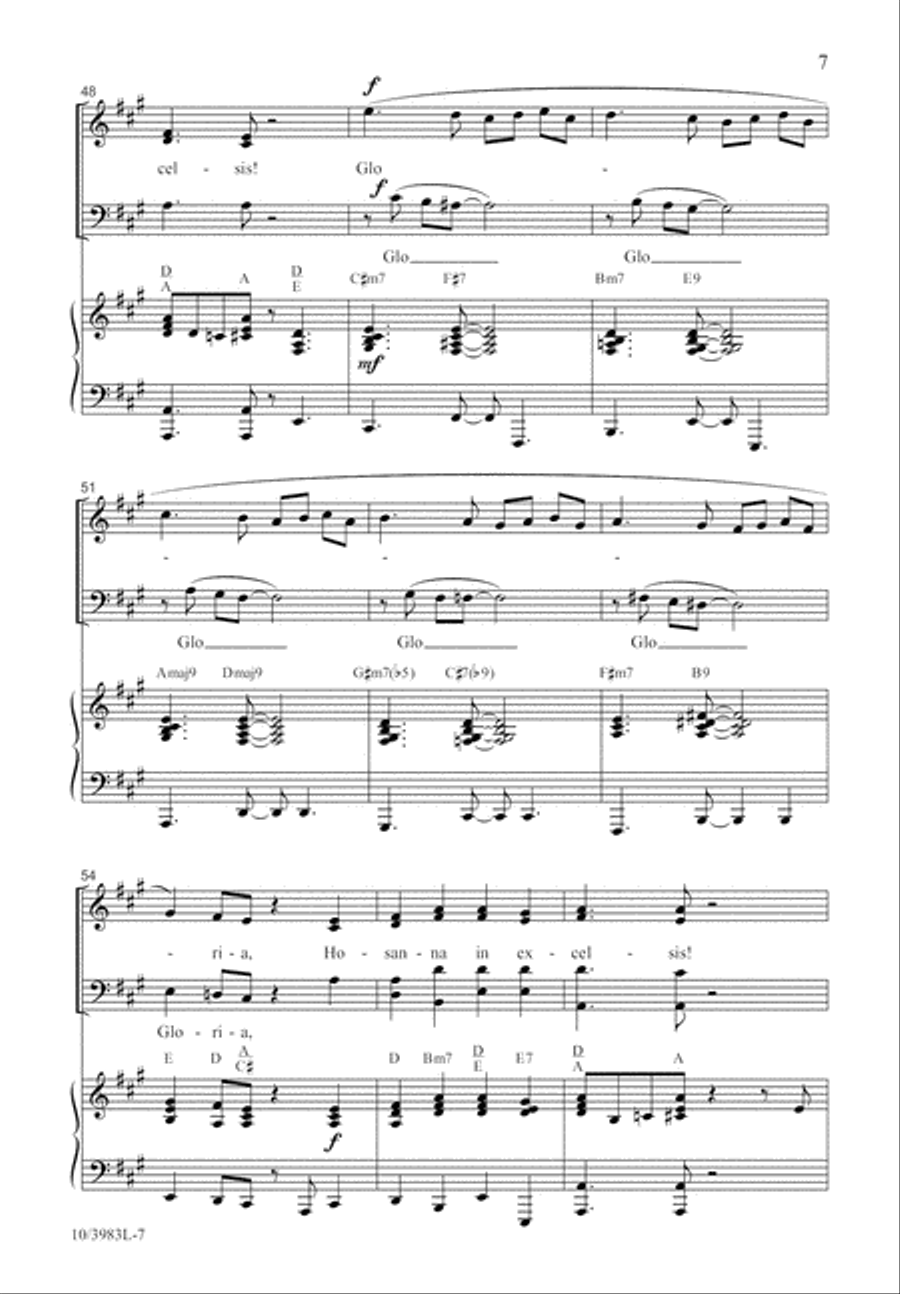 Ding, Dong! Merrily on High 4-Part scores gallery preview page 8