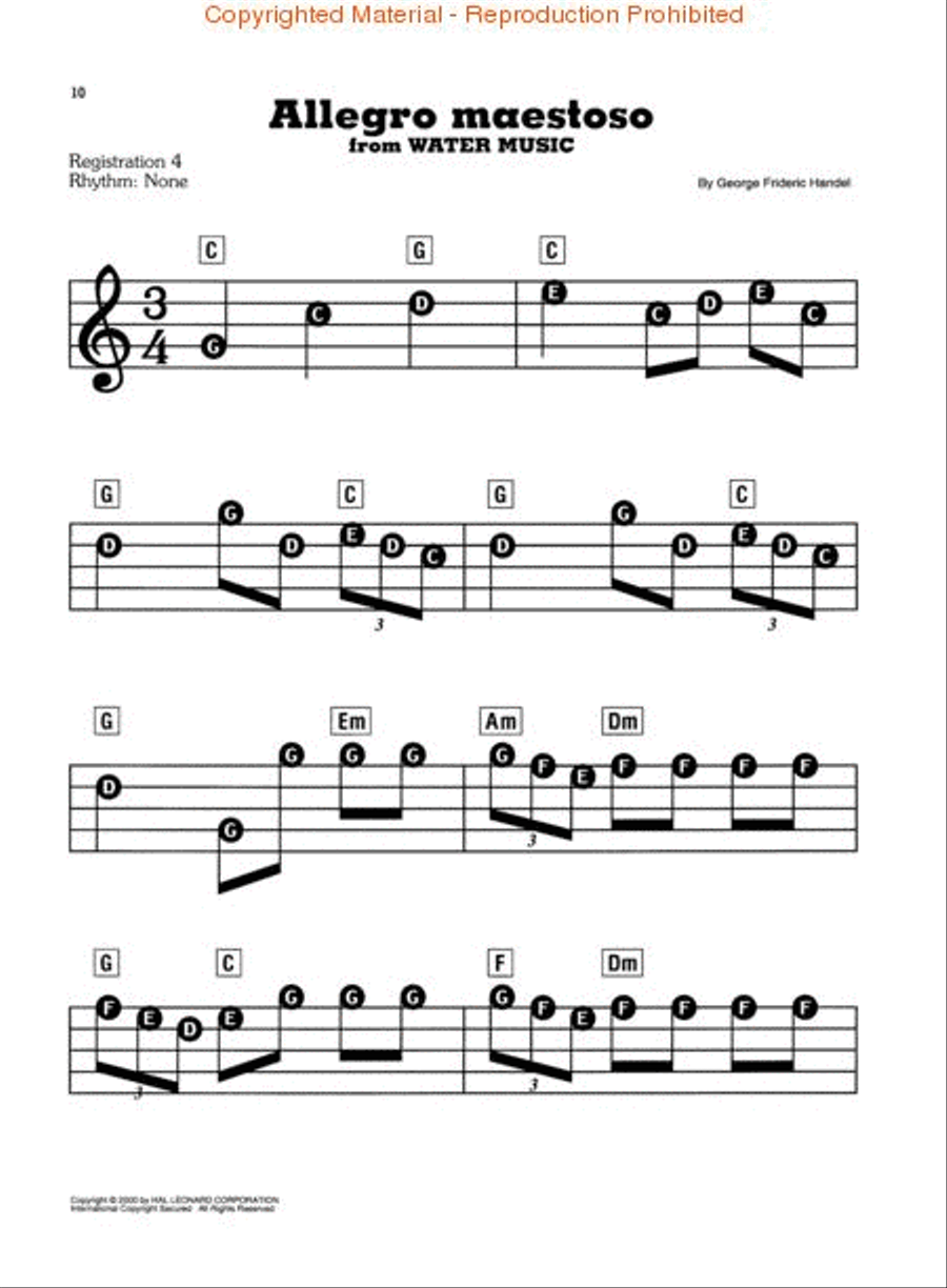 Classical Masterpieces Electronic Keyboard scores gallery preview page 4