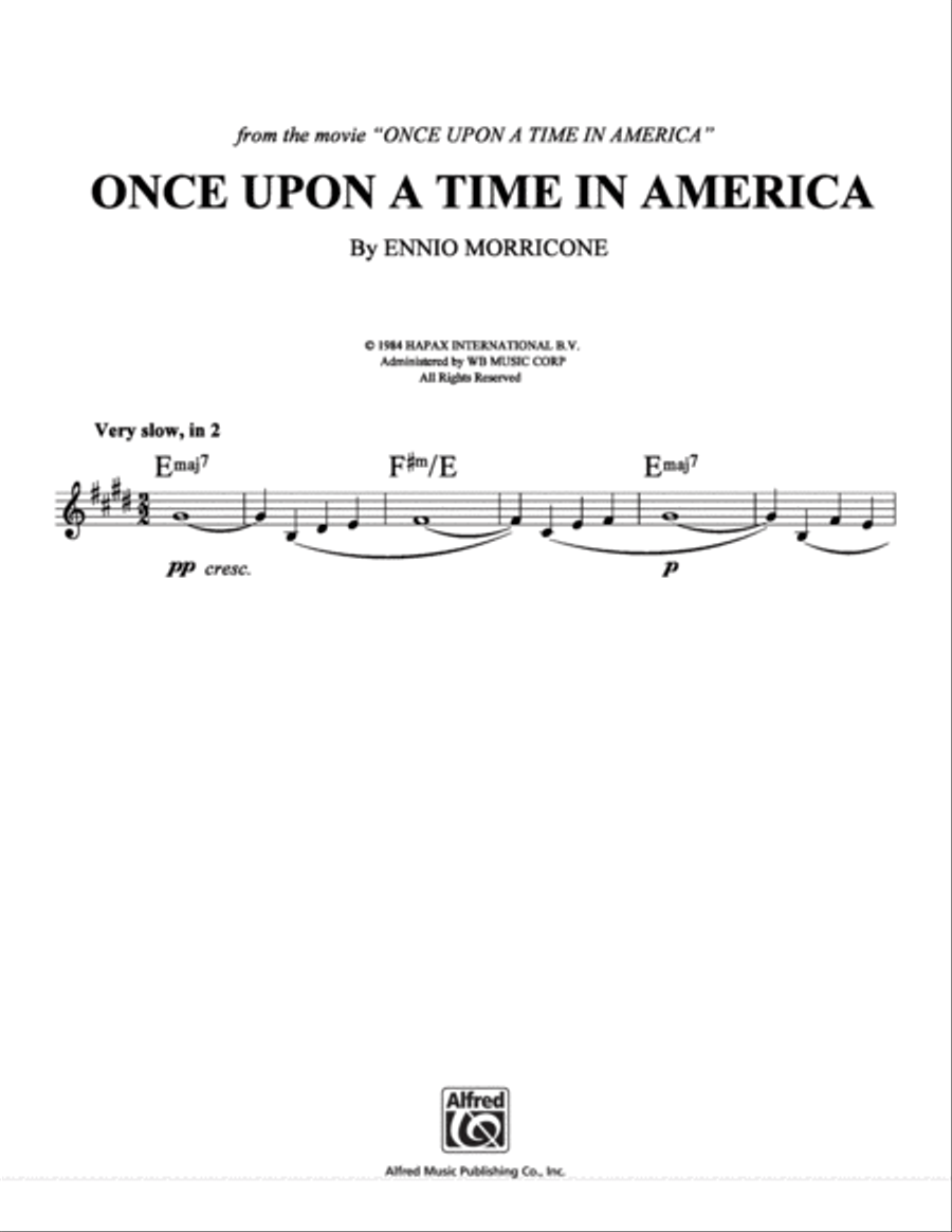 Once Upon a Time in America School and Community scores gallery preview page 1