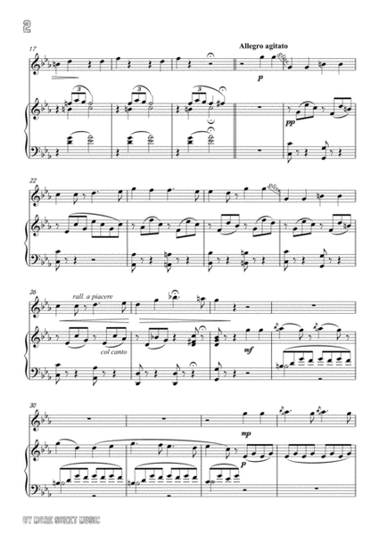 Bellini-L'abbandono,for Violin and Piano image number null