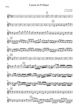 Canon in D Major (J. Pachelbel) for Oboe Solo