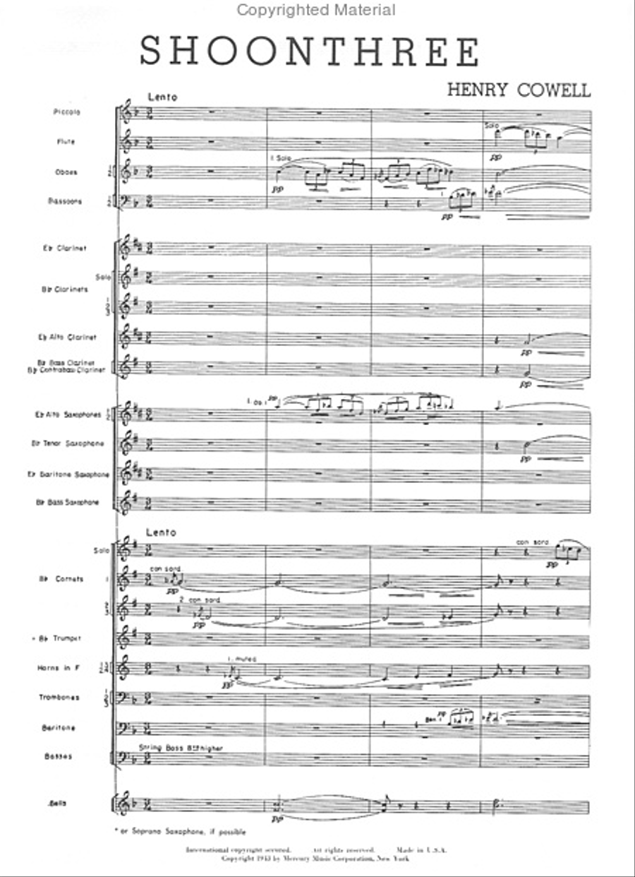 Shoonthree Concert Band scores gallery preview page 2