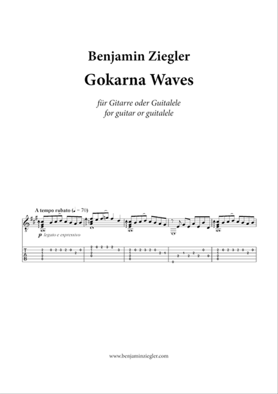 Gokarna Waves Electric Guitar scores gallery preview page 1