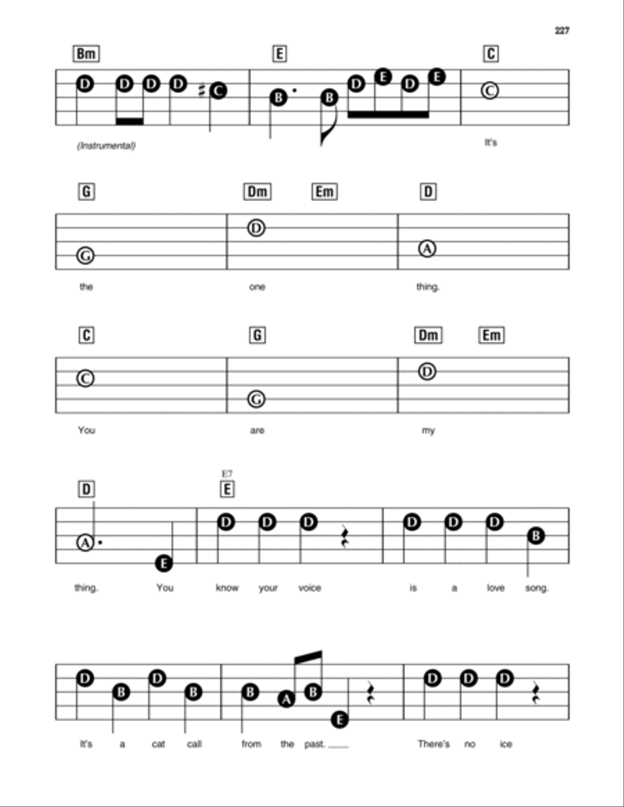 The One Thing Electronic Keyboard scores gallery preview page 2