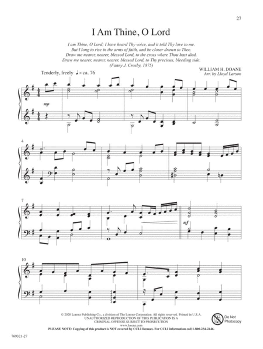 Ever in Joyful Song! Piano Solo scores gallery preview page 11