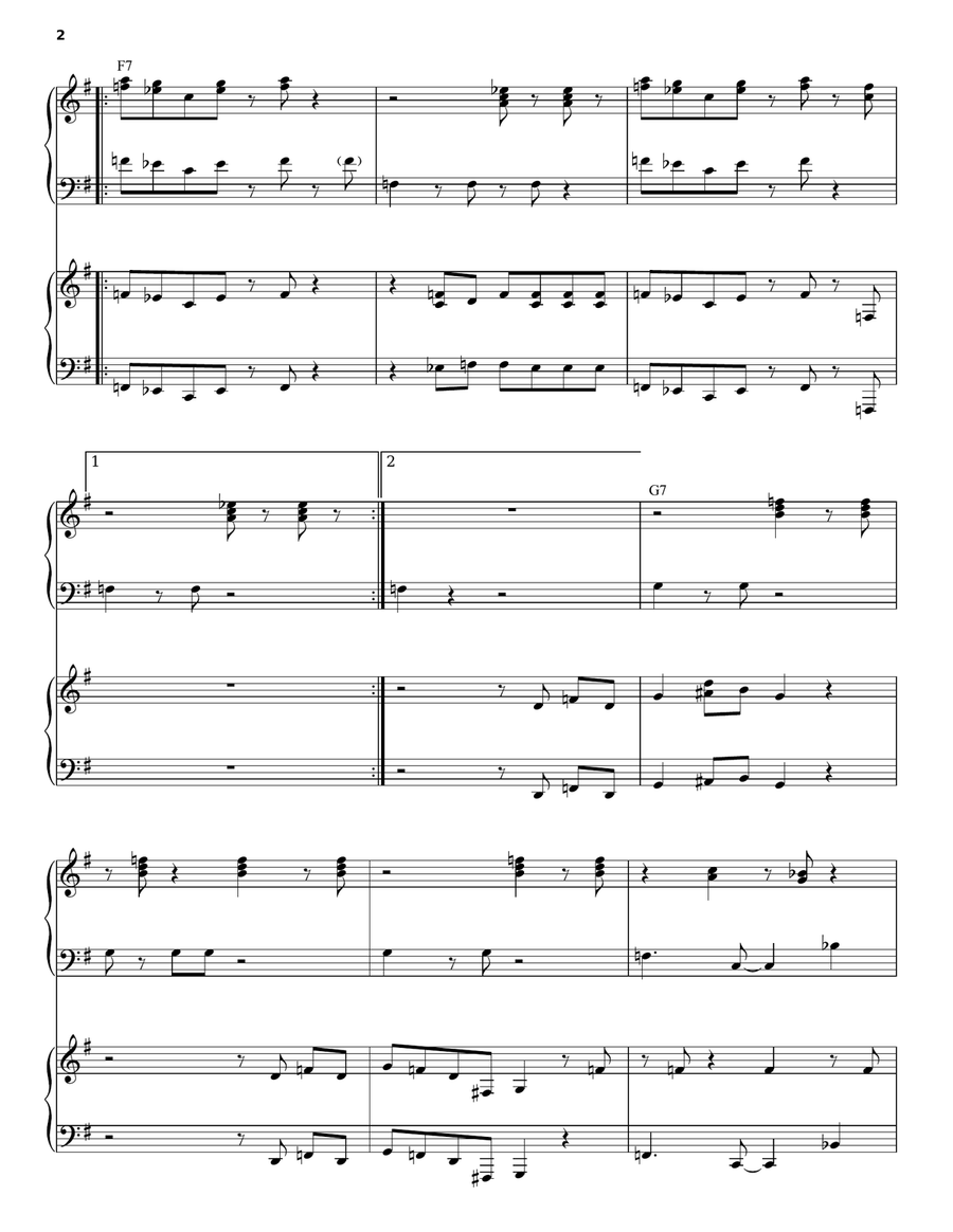 Look-Ka-Py Py Piano scores gallery preview page 2