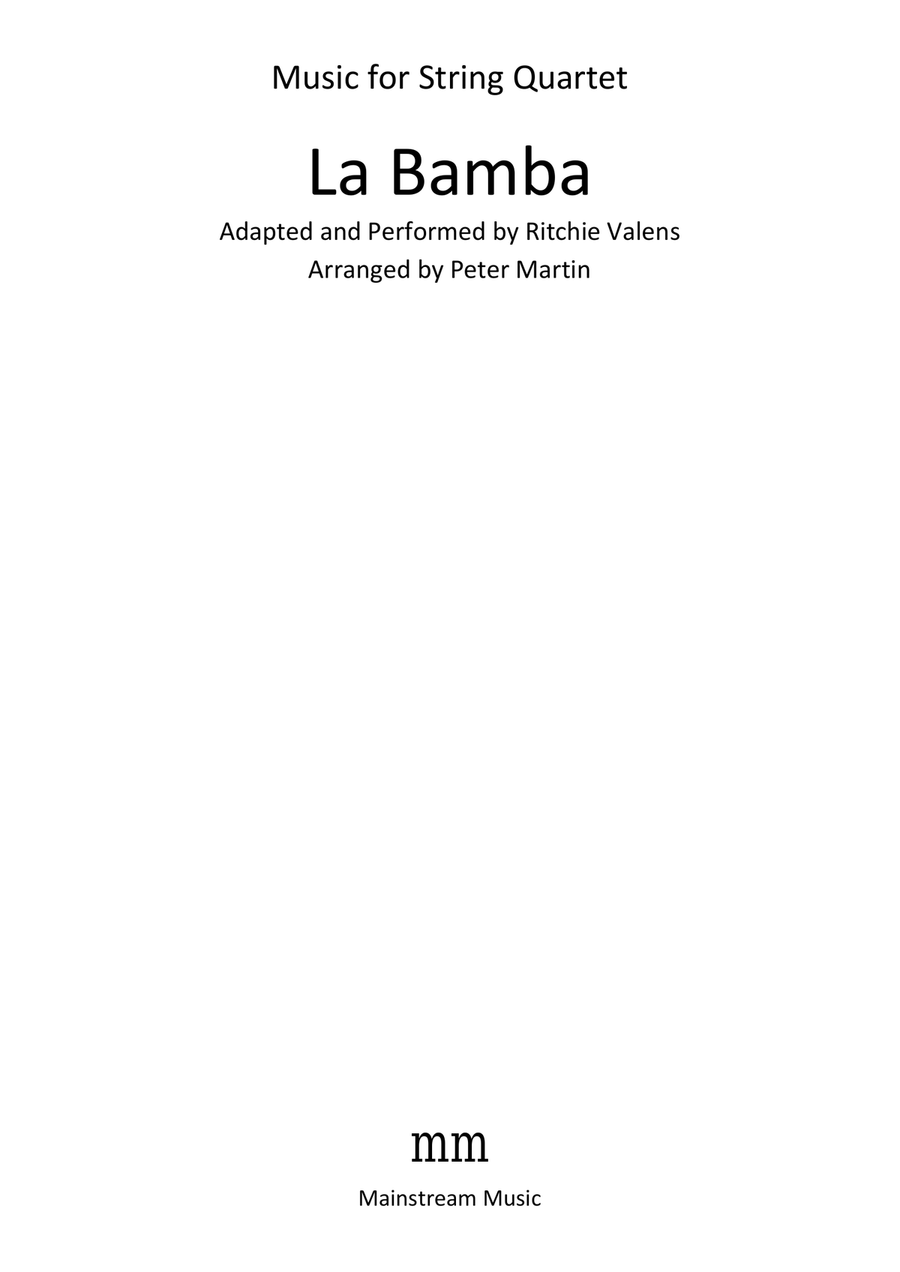 La Bamba La Bamba String Quartet scores gallery preview page 2