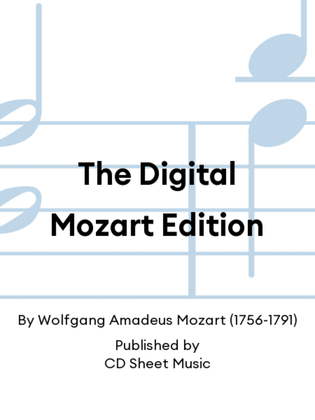 Book cover for The Digital Mozart Edition