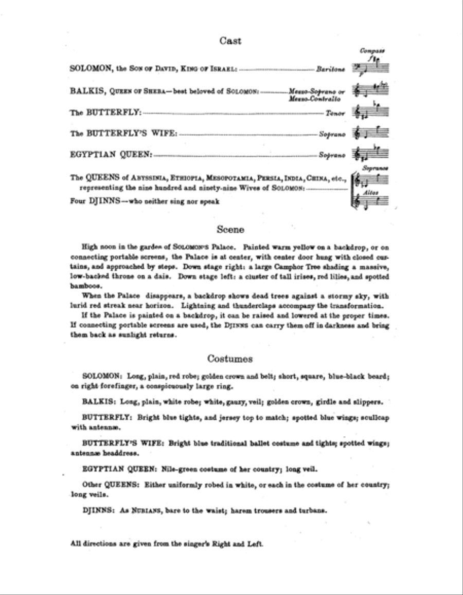 Solomon and Balkis Choir scores gallery preview page 3
