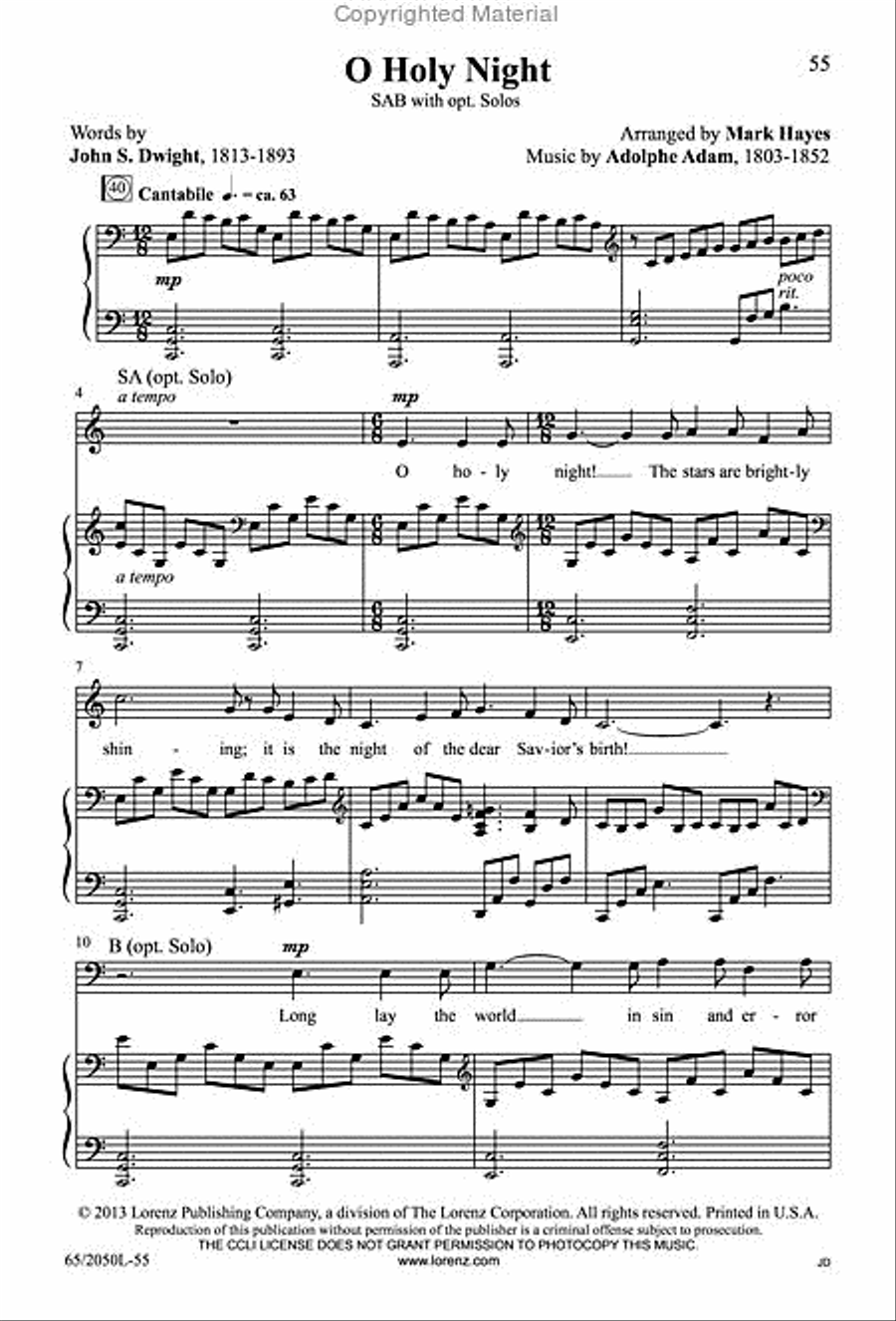 What Sweeter Music 3-Part scores gallery preview page 12