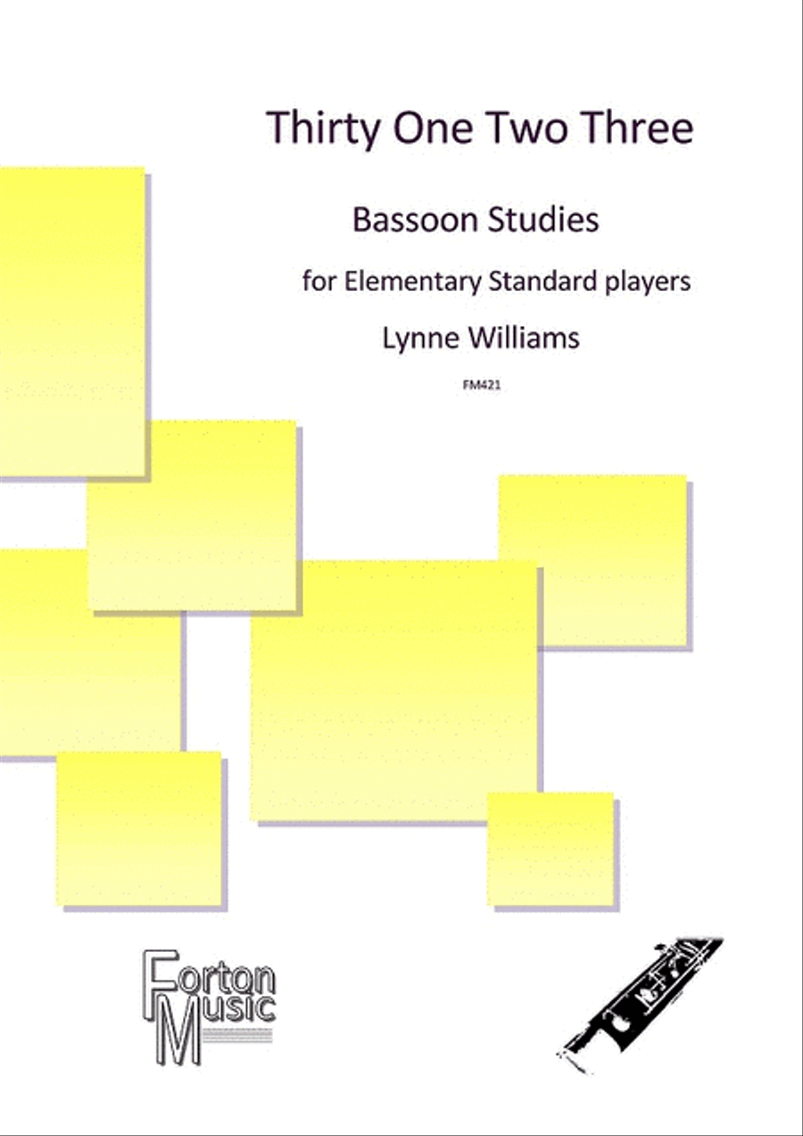 Thirty One Two Three Bassoon Studies Bassoon Solo scores gallery preview page 1