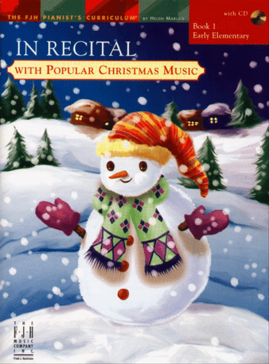 In Recital with Popular Christmas Music, Book 1 Piano Method scores gallery preview page 1