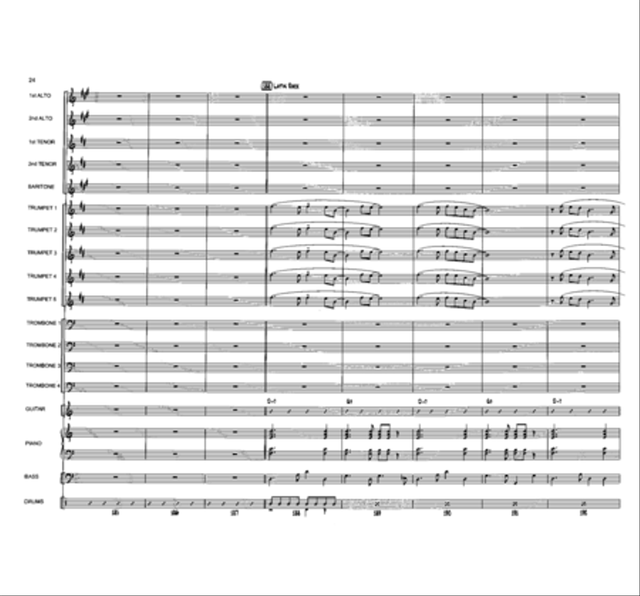 Northern Encounter Jazz Ensemble scores gallery preview page 25