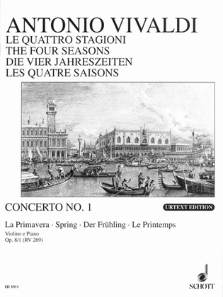 Book cover for Concerto Op. 8, No. 1 “Spring”